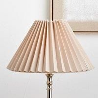 Ruma Natural Linen Hard Pleat Tapered Lampshade | Size: 18 inches