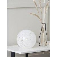 Pacific Lifestyle Aurora 19cm Table Lamp White;Clear 19cm H X 18cm W X 18cm D
