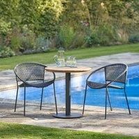 Pacific Lifestyle Dakota Outdoor Bistro Set Black