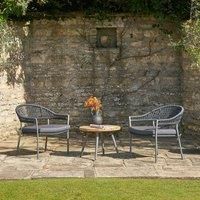Pacific Bazel Outdoor Bistro Set, Black