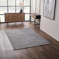 Pacific Lifestyle Double Stitch Design Rectangle Indoor Outdoor Rug