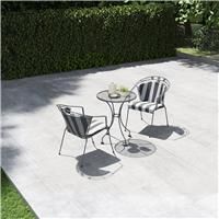 Pacific Elegance Bistro Set with Cushions, Grey