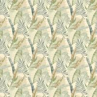 Belgravia Decor Sarika Green Gold Wallpaper 1601 - Tropical Jungle Palm Leaf