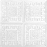 Belgravia Richmond Geometric Aztec Pattern Paintable Vinyl Wallpaper 5835