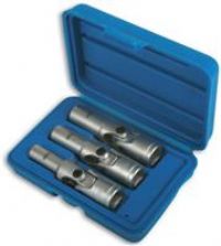 Laser Glow Plug Socket Set - 3/8D - 3Pc