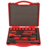 Laser Insulated Socket Set 3/8"D 16 Piece