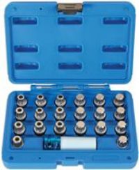 Laser 6276 Locking Wheel Nut Key Set 21pc - for BMW
