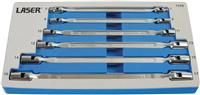 Laser Tools 7256 Flexible Socket Spanner Set 6pc