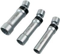 Laser 7891 Universal Joint Spark Plug Socket Set 3/8"D 3pc
