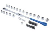 Laser Tools Auxiliary Belt Wrench Set 3/8"D 37pc 8094