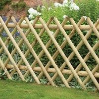 Forest Garden Timber Backing Arris Fence Rail - 70 X 2.4m