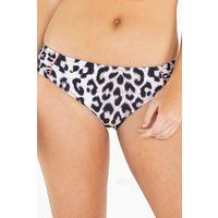 Beachcomber Women's Standard High Leg Midi Bikini Brief in Beige | Size: 20