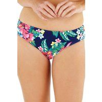 Beachcomber Women's Standard High Leg Midi Bikini Brief in Dark Blue | Size: 20