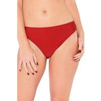 Beachcomber Women's Standard High Leg Midi Bikini Brief in Burnt Orange | Size: 20