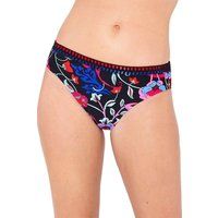 Beachcomber Women's Crochet Standard Bikini Brief in Black | Size: 18