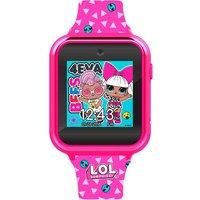 Disney LOL4264 Children's Surprise Silicone Strap Smartwatch, Pink/Multi