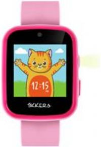 Tikkers Kids Interactive Camera Pink Silicone Strap Watch