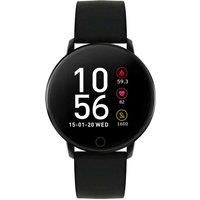 Reflex Active Reflex Active Series 5 Smart Watch With Heart Rate Monitor, Colour Touch Screen And Black Silicone Strap