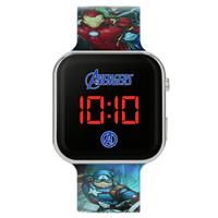 Disney Avengers Kids Digital Blue Silicone Strap Watch