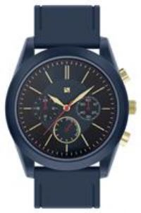 Spirit Men's Navy Silicone Adjustable Strap Watch