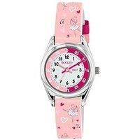 Tikkers Girl/'s Analog Quartz Watch with Silicone Strap TK0205