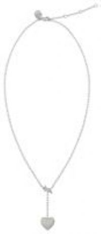 RADLEY Ladies Silver Plated Drop Bobble Heart Necklace RYJ2203S, One Size