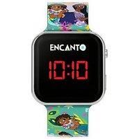 Disney Girl/'s Digital Quartz Watch with Silicone Strap ENC4022