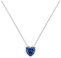 RADLEY Ladies Sterling Silver Blue Heart Stone Necklace RYJ2387