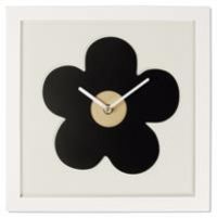 Spirit Peers Hardy Flower Shaped Wall Clock - Black