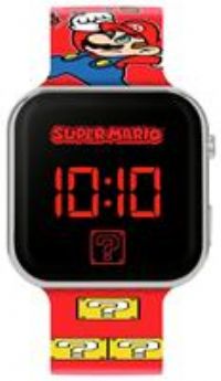 Mario Boy/'s Digital Quartz Watch with Plastic Strap GSM4107