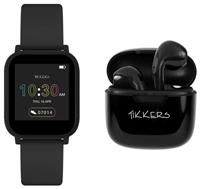 Tikkers Teen Series 10 Black Smart Watch and Earbud Set