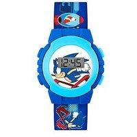 Sonic Boy/'s Digital Quartz Watch with Plastic Strap SNC4316