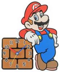 Super Mario Wall Clock **BRAND NEW & FREE UK SHIPPING**