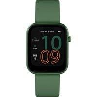 Reflex Active Series 12 Dark Green Strap Smart Watch