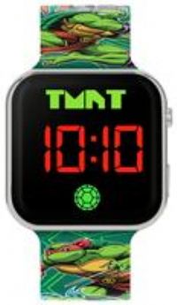 Disney Teenage Mutant Ninja Turtles LED Strap Watch, Green