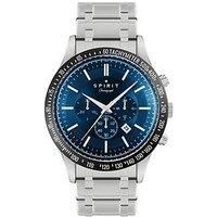 Spirit Gents Tachymeter Polished Silver Bracelet Watch