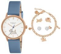 Radley Silicone and Leather Smart Calling Watch Set