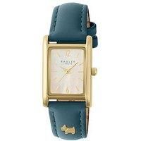 RADLEY Women/'s Gold Plated Blue Leather Strap Watch RY21720