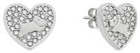 Radley Silver Plated Pavé Stone Heart Earrings RYJ1447S