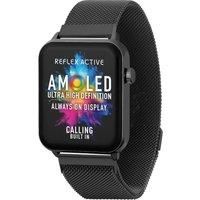 Reflex Active Amoled Series 30 Black Mesh Stainless Steel Strap Smart Watch