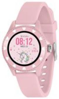 Tikkers Kids Series 34 Pink Silicone Strap Smart Watch