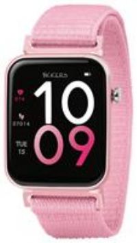 Tikkers Kids Series 13 Pink Fabric Strap Smart watch