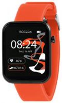 Tikkers Series 13 Bright Orange Strap Smart Watch