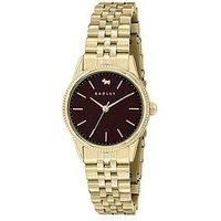 Radley Gold Plated Coin Edge Bezel Bracelet Watch