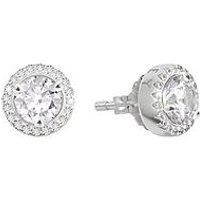 Radley Womens Sterling Silver Cubic Zirconia Stone Set Stud Earrings