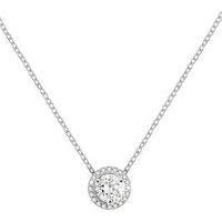 RADLEY Womens Sterling Silver Cubic Zirconia Stone Set Pendant Necklace