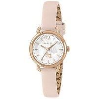RADLEY Rose Gold Plated 26mm Oatmilk Leather Strap