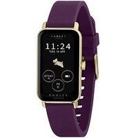 Radley Ladies Series 21 Smart Dark Plum Lozenge Silicone Strap Watch