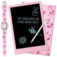 Tikkers 3D Butterfly Silicone Strap Watch & Drawing Pad Set