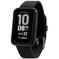 Reflex Active Black Strap Calling Smart Watch